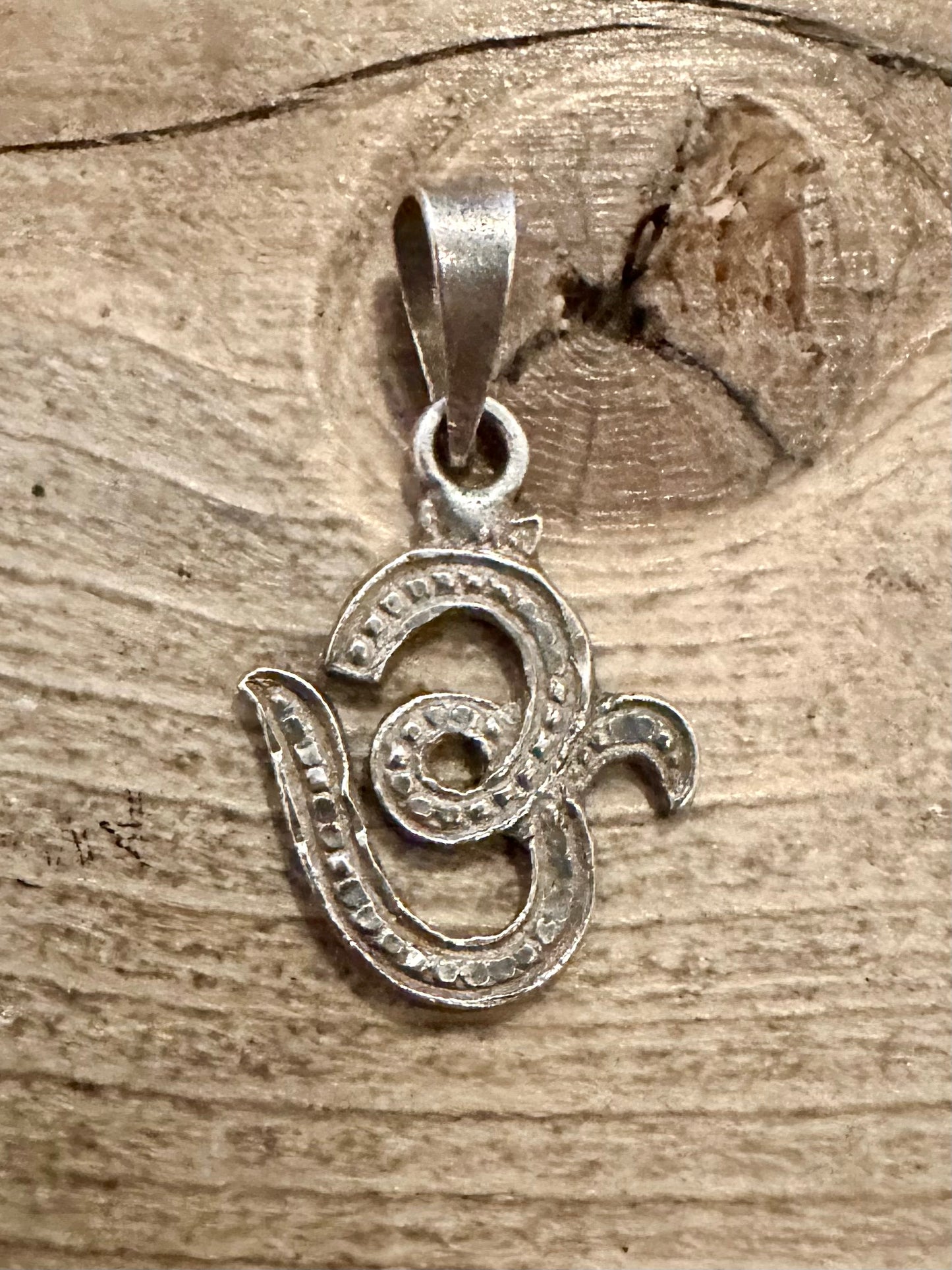 Vintage OM Silver Pendant