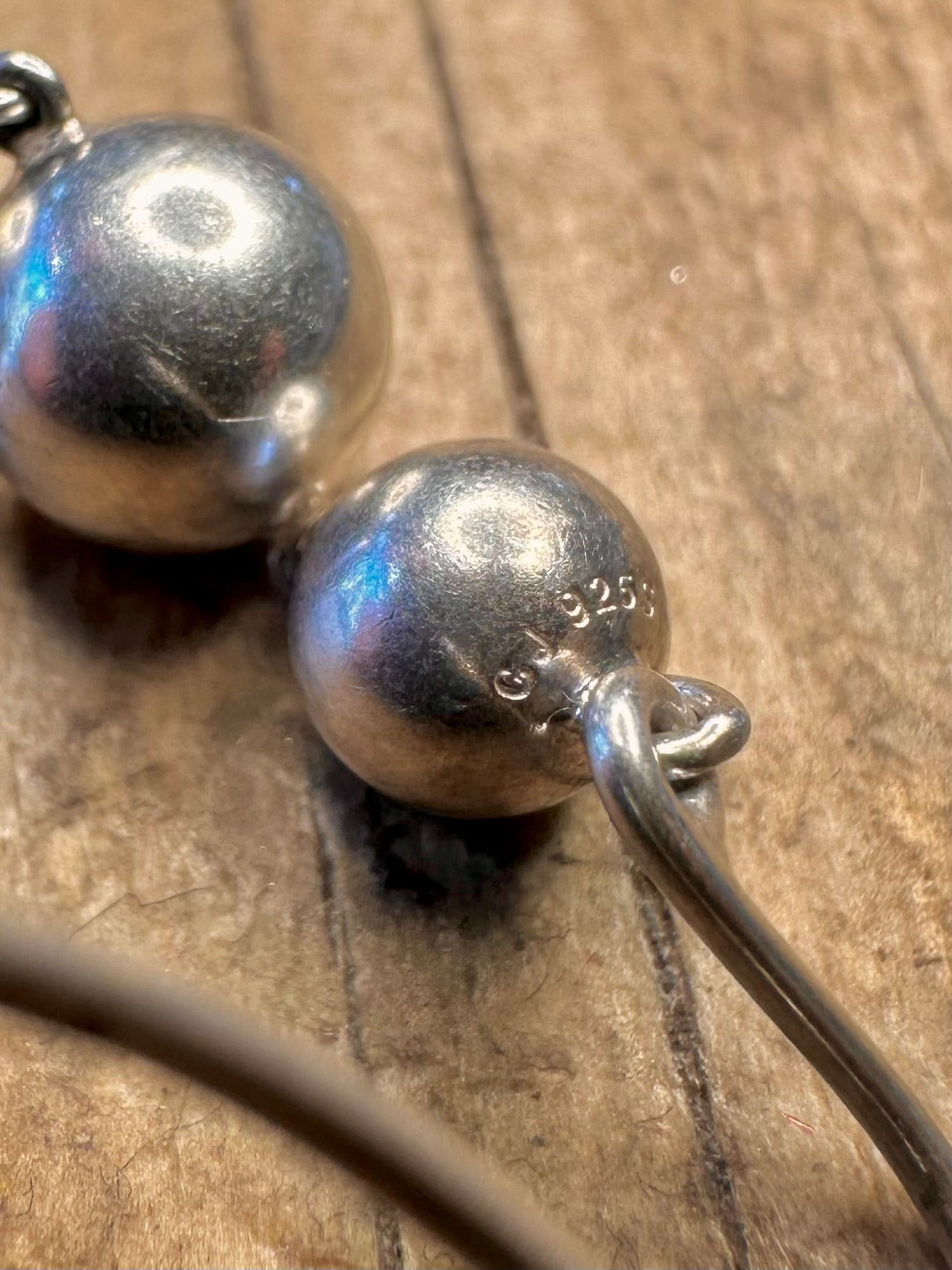 Georg Jensen Dangle 925 Sterling Silver Earrings