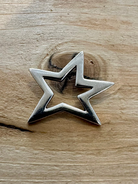 Abstract Star 925 Silver Pendant