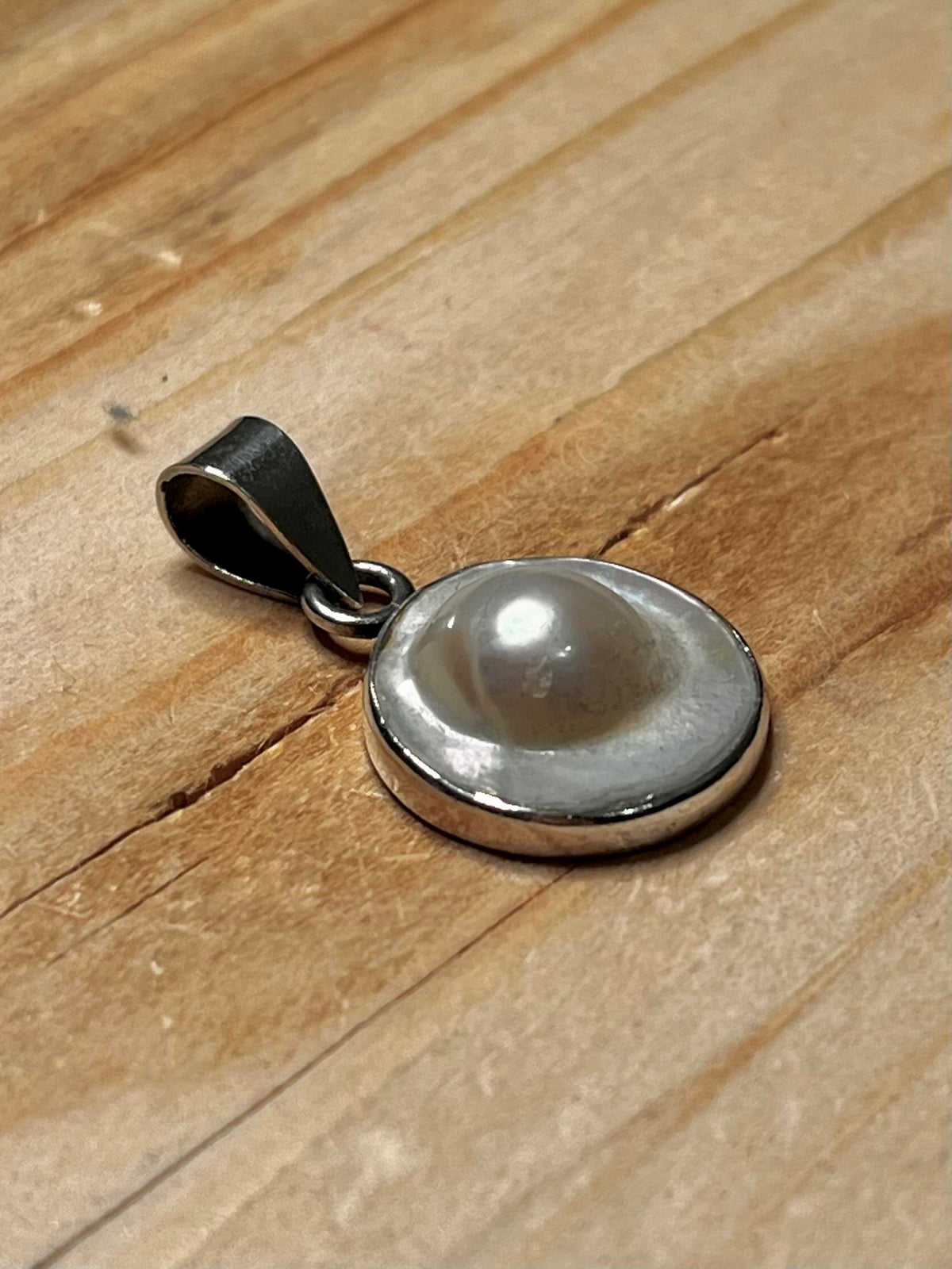 Blister Pearl 925 Sterling Silver Pendant