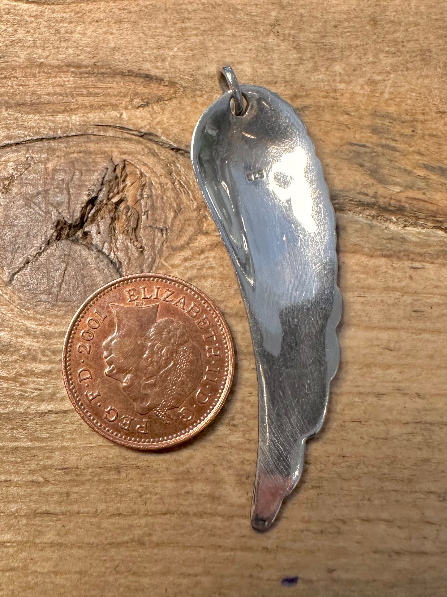 Vintage Wing 925 Silver Pendant