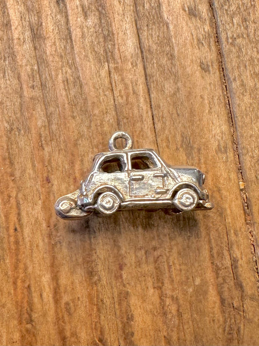 Mini Auto Öffnung 925 Sterling Silber Charm Anhänger
