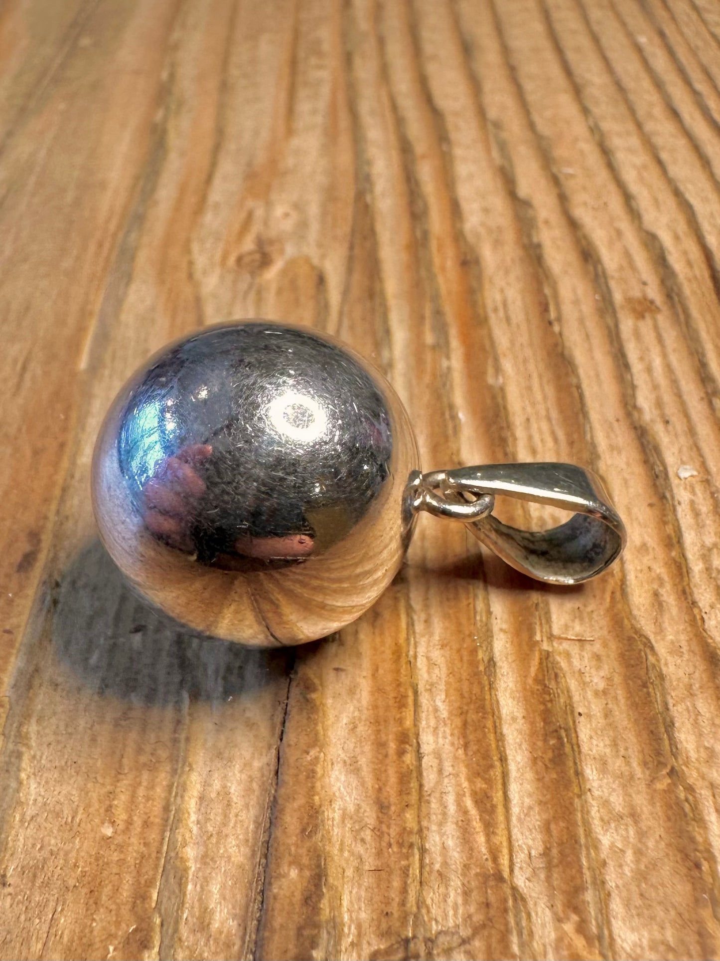 Ball Chime 925 Sterling Silver Pendant