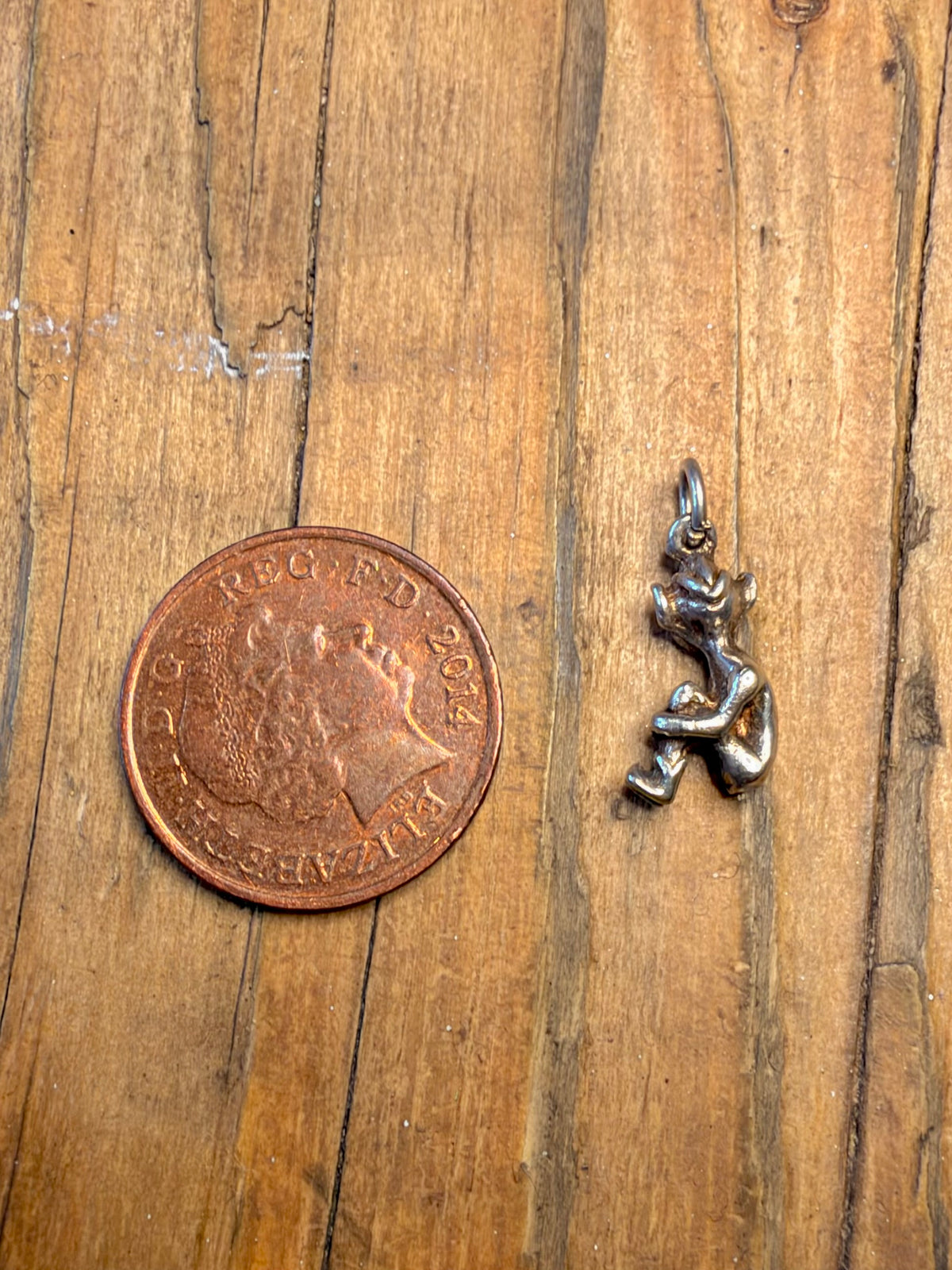 Cornish Pixie Imp 925 Sterling Silver Charm Pendant